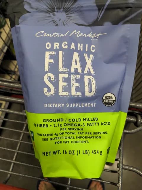Central Market Organic Flaxseed Dietary Supplement