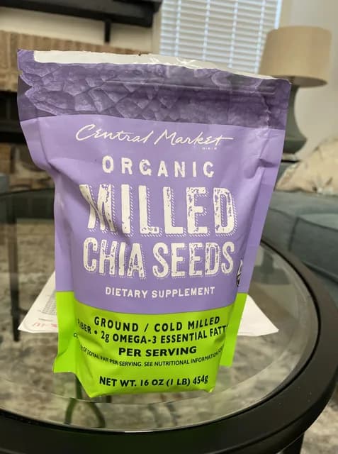 Central Market Organic Milled Chia Seeds