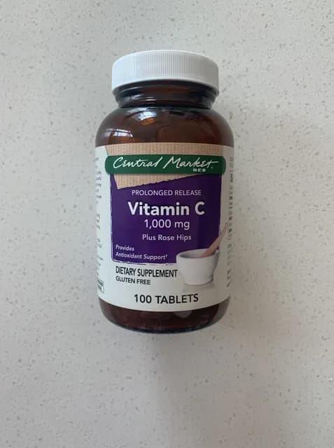 H-E-B Central Market Prolonged Release Vitamin C Plus Rose Hips