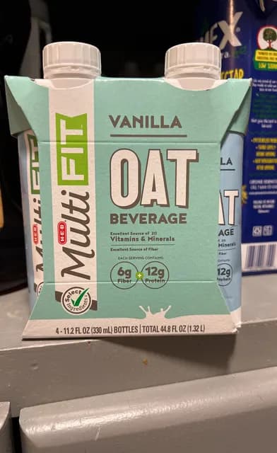 H-E-B Multi Fit Vanilla Oat Beverage