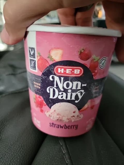 H-E-B Non-Dairy Strawberry Plant-Based  Dessert
