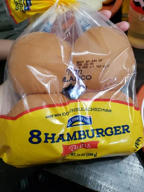 Hill Country Fare 8 Hamburger Buns
