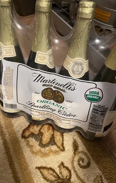Martinelli'S Gold Medal Organic Sparkling Cider 