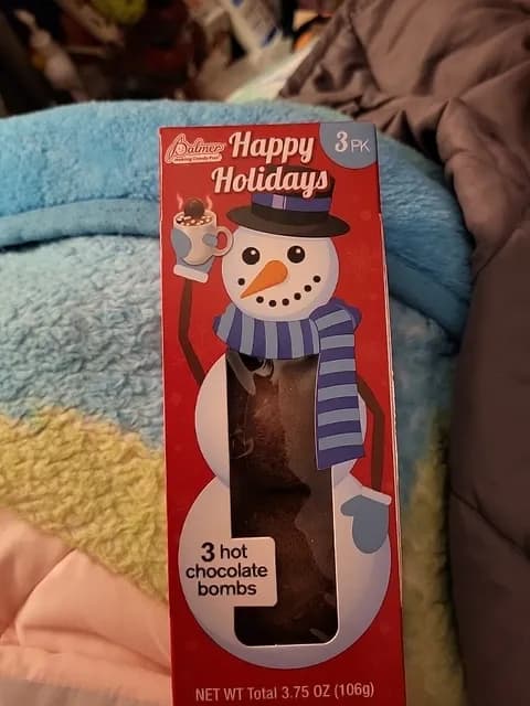 Balmer Happy Holiday 3 Hot Chocolate Bombs
