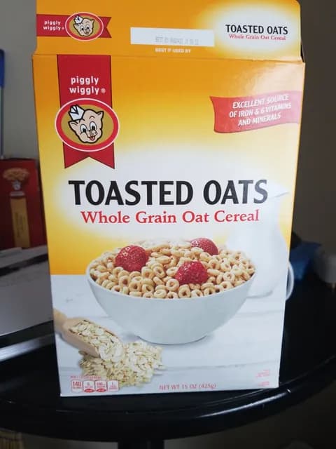 Piggly Wiggly Toasted Oats Whole Grain Oat Cereal