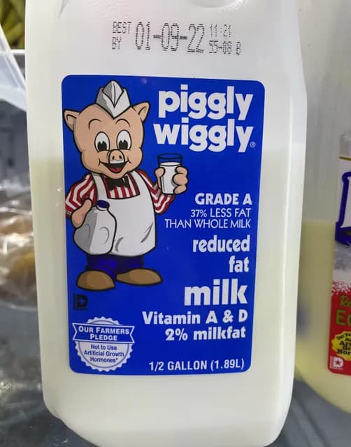 Piggly Wiggly Grade A Reduced Fat Milk