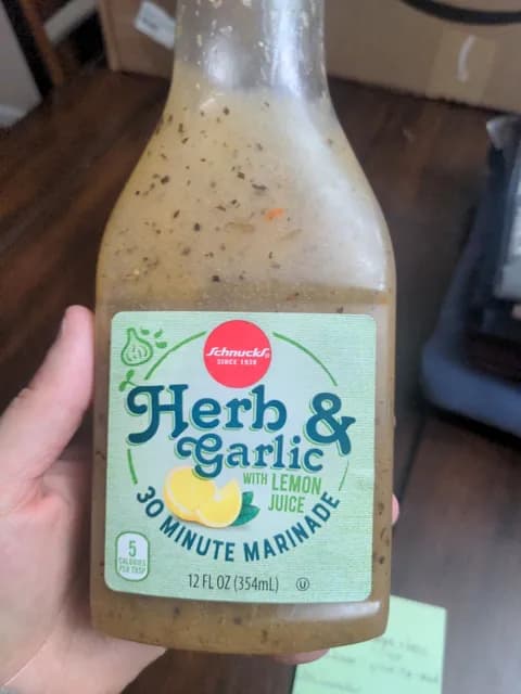 Schnucks Herb & Garlic With Lemon Juice 30 Minute Marinade