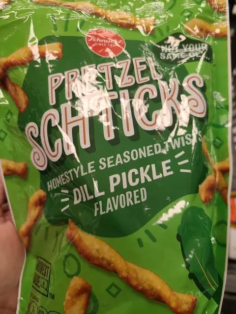 Schnucks Pretzel Schtics Twists Dill Pickle Flavored