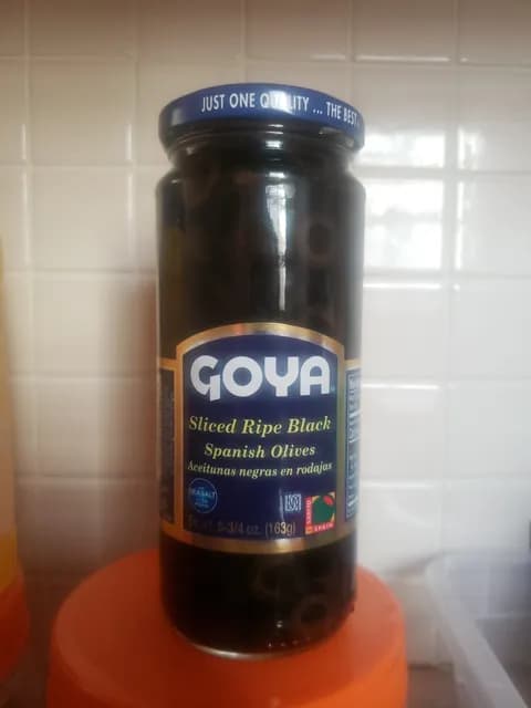 Goya Sliced Ripe Black Spanish Olives
