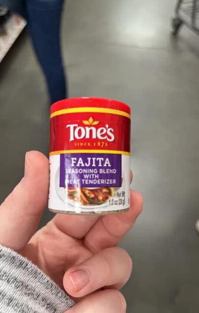 Tone'S Fajita Seasoning Blend With Meat Tenderizer
