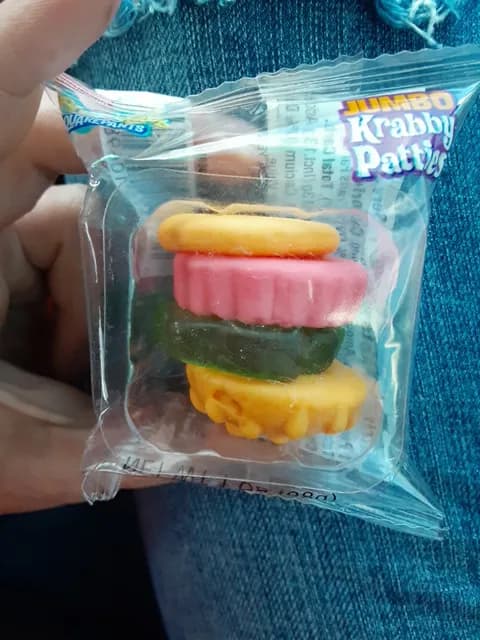 Krabby Patties Jumbo Gummy Candy
