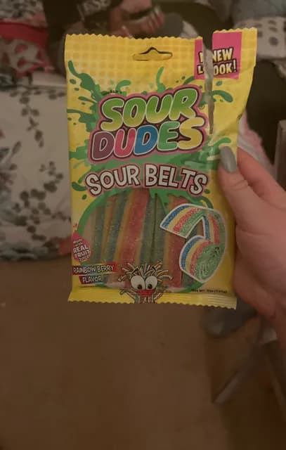 Sour Dudes Rainbow Berry Sour Belts