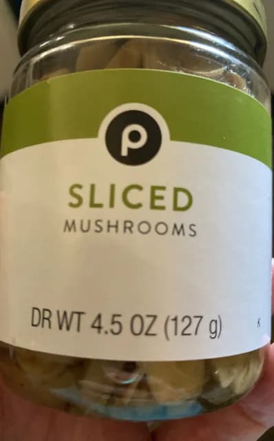 Publix Sliced Mushrooms