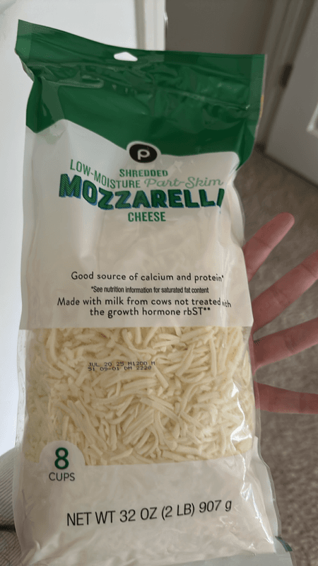 Publix Low-Moisture, Part-Skim Mozzarella, Shredded Cheese
