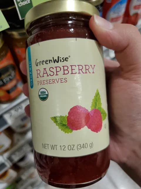 Greenwise Organic Raspberry Preserves