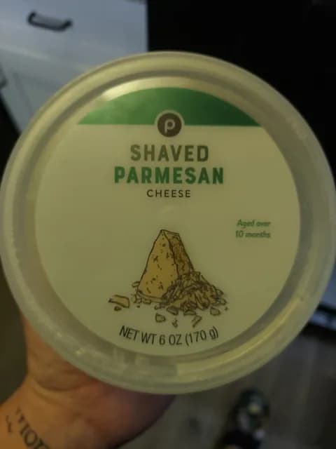 Publix Shaved Parmesan Cheese