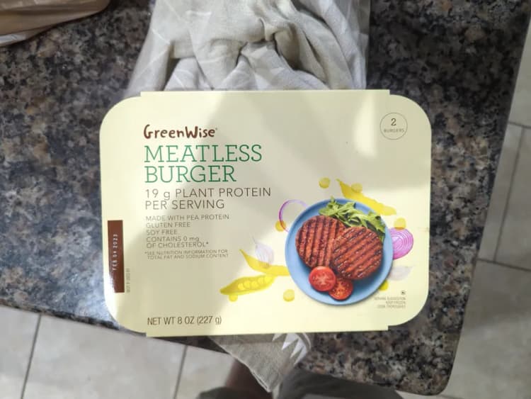 Greenwise Meatless Burger