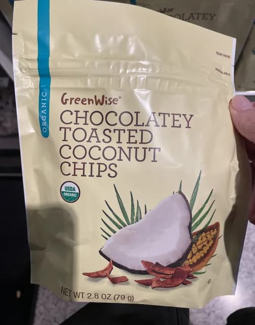 Greenwise Organic Chocolatey Toasted Coconut Chips