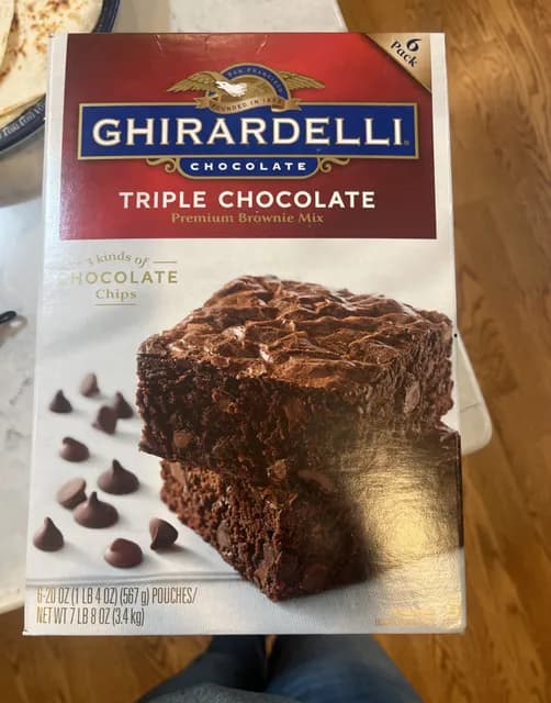 Ghirardelli Triple Chocolate Premium Brownie Mix