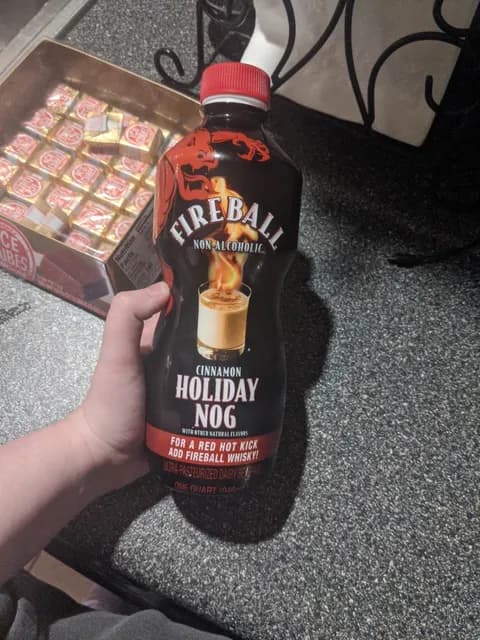 Fireball Non-Alcoholic Cinnamon Holiday Nog