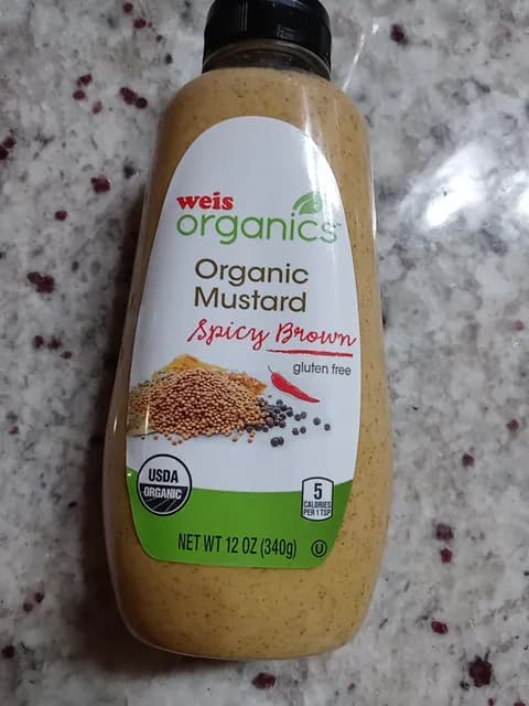 Weis Organics Organic Mustard Spicy Brown