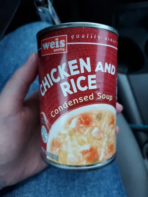 Weis Quality Chicken And Rice Condensed Soup