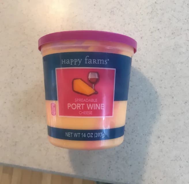 Happy Farms Spreadable Port Wine Cheese
