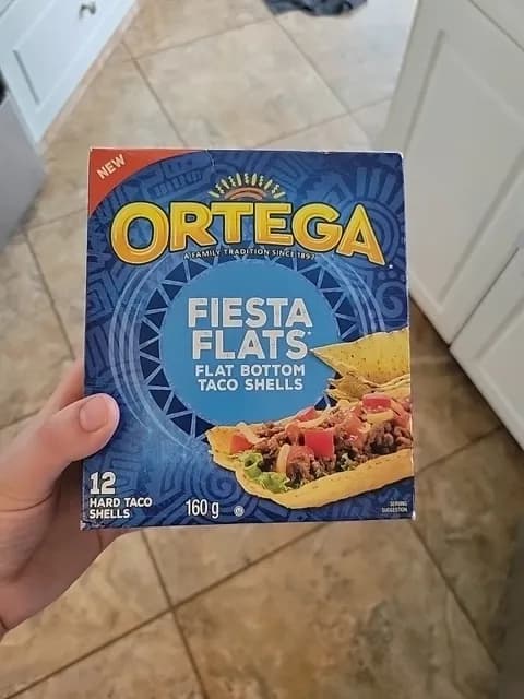 Ortega Fiesta Flats Hard Taco Shells