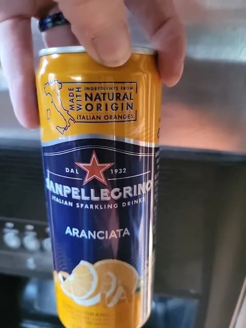 Sanpellegrino Italian Sparkling Drinks Aranciata, Sparkling Orange Beverage