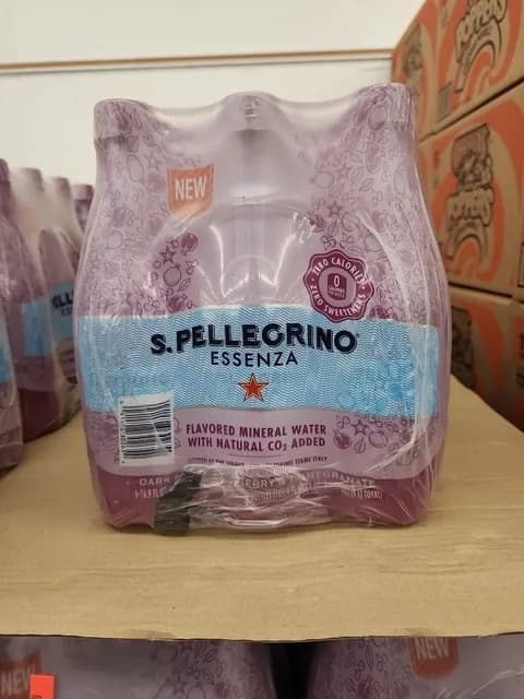 S. Pellegrino Essenza Dark Morello Cherry & Pomegranate Flavored Mineral Water