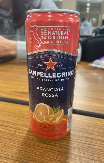 Sanpellegrino Aranciata Rossa Sparkling Orange And Blood Orange Beverage