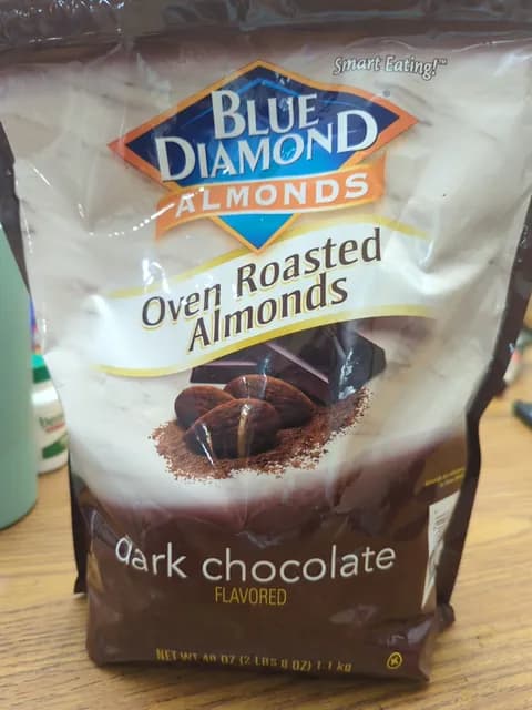 Blue Diamond Oven Roasted Almonds Dark Chocolate Flavor