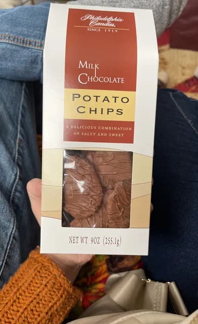 Philadephia Candies Milk Chocolate Potato Chips