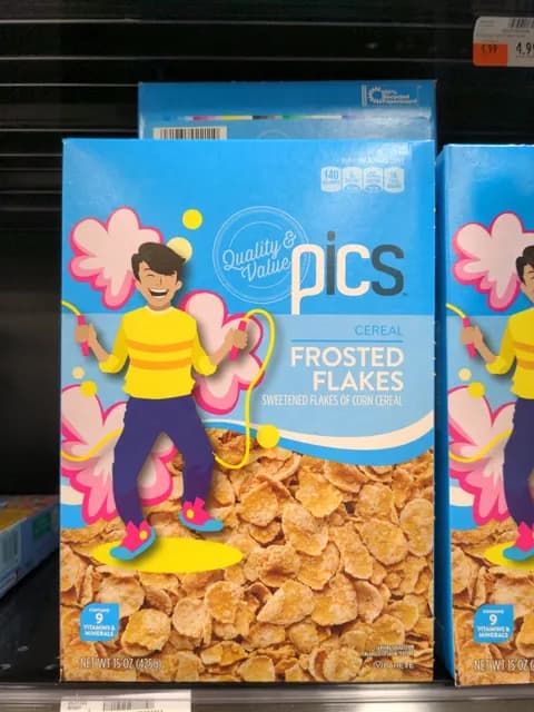 Pics Frosted Flakes Cereal