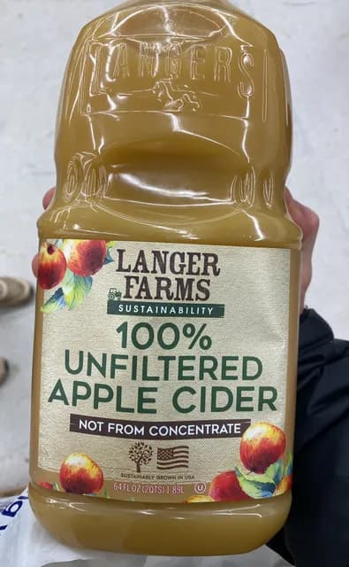 Langer Farms 100% Unfiltered Apple Cider