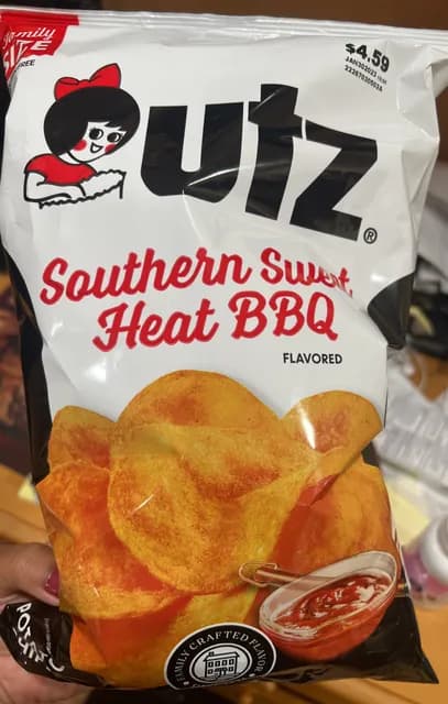 Utz Southern Sweet Heat Bbq Flavored Potato Chips