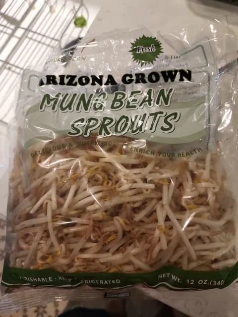 Arizona Grown Mung Bean Sprouts