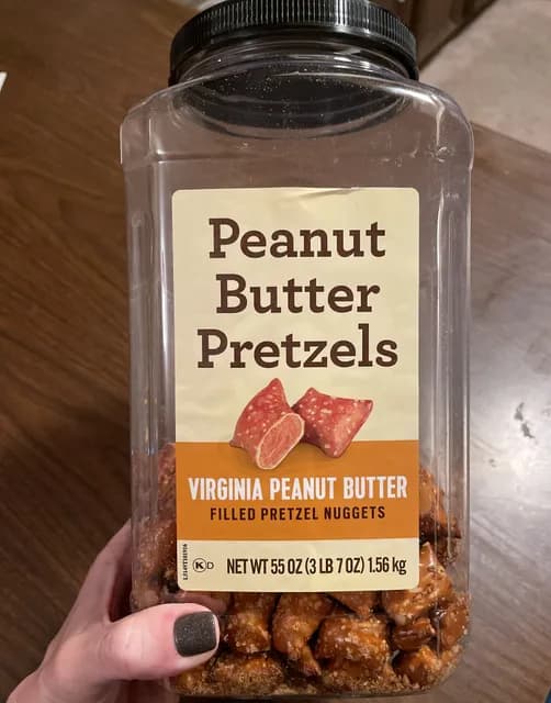 Costco Virginia Peanut Butter Filled Pretzel Nuggets