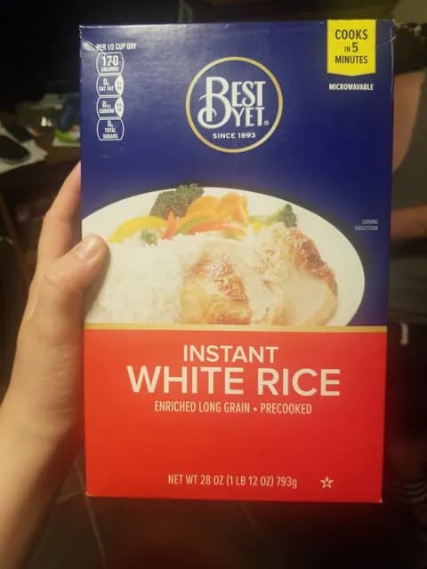Best Yet Instant White Rice