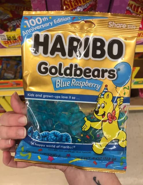 Hairbo Blue Raspberry Goldbears