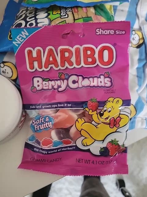 Haribo Berry Clouds Soft & Fruity Gummi Candy