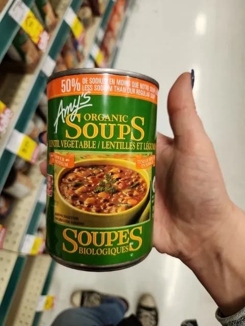 Amy'S Organic Soups Lentil Vegetable