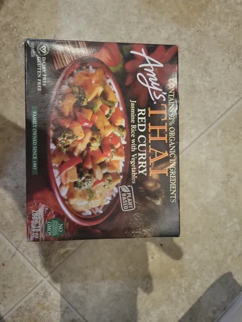 Amy'S Thai Red Curry Jasmine Rice With Vegetables