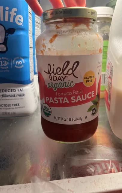 Field Day Organic Tomato Basil Pasta Sauce