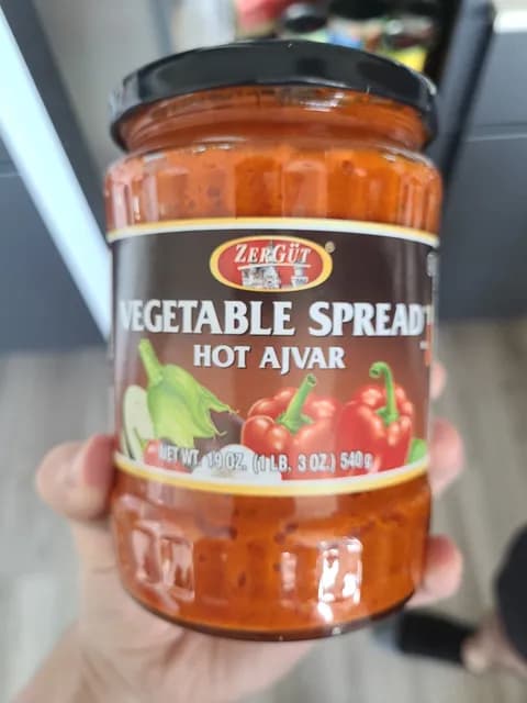 Zergut Vegetable Spread Hot Ajvar