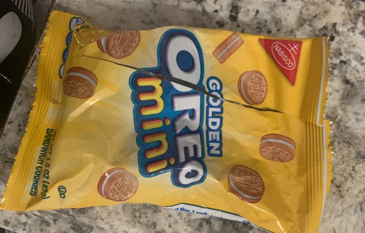 Nabisco Golden Oreo Mini Sandwich Cookies