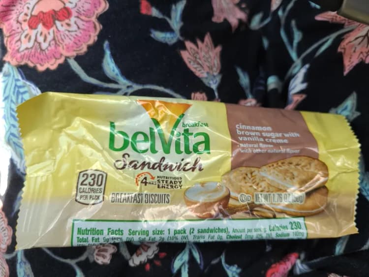 Belvita Sandwich Cinnamon Brown Sugar With Vanilla Creme Breakfast Biscuits