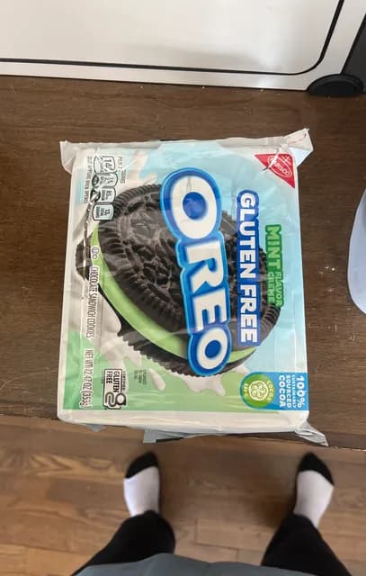 Nabisco Oreo Gluten Free Mint Chocolate Sandwich Cookies