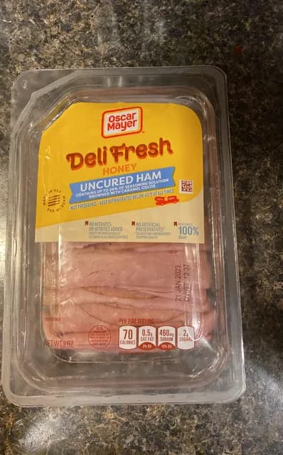 Oscar Mayer Deli Fresh Honey Uncured Ham