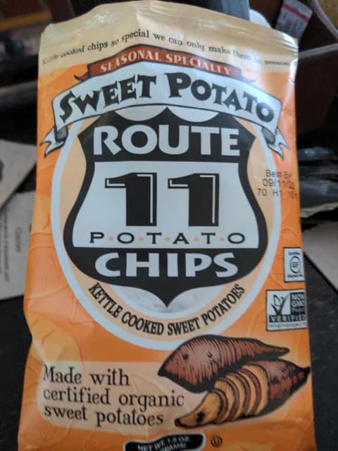 Route 11 Potato Chips Kettle Cooked Sweet Potatoes